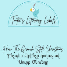 Load image into Gallery viewer, Literary Labels- How The Grinch Stole Christmas