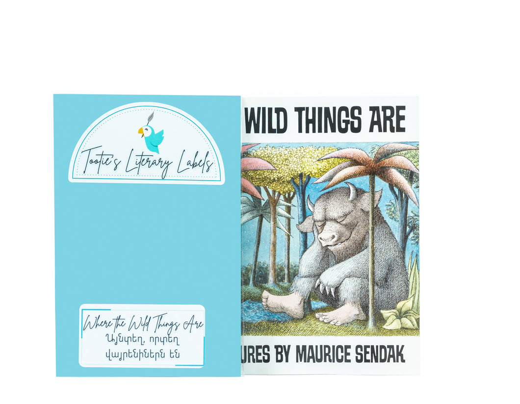 Literary Labels - Where the Wild Things Are