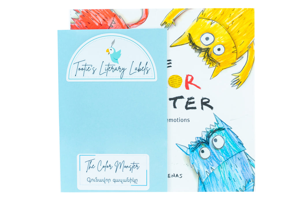 Literary Labels - The Color Monster