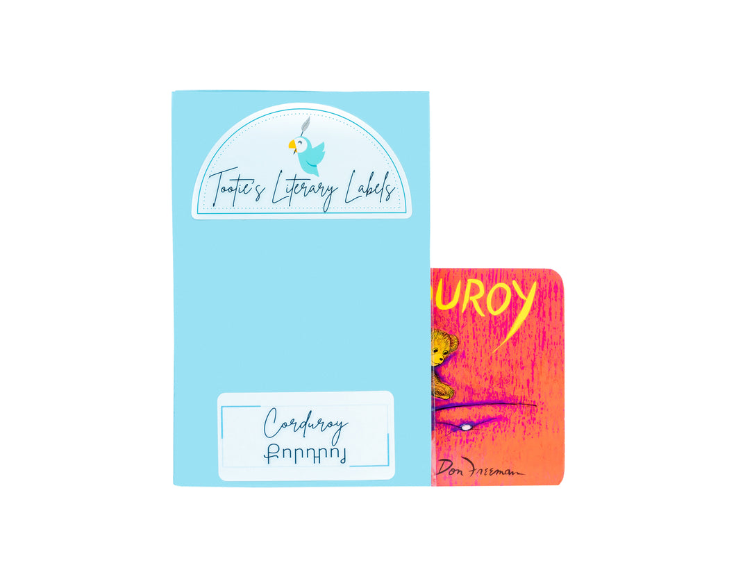 Literary Labels - Corduroy